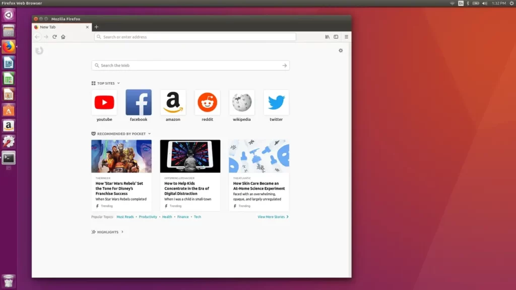 Firefox Linux